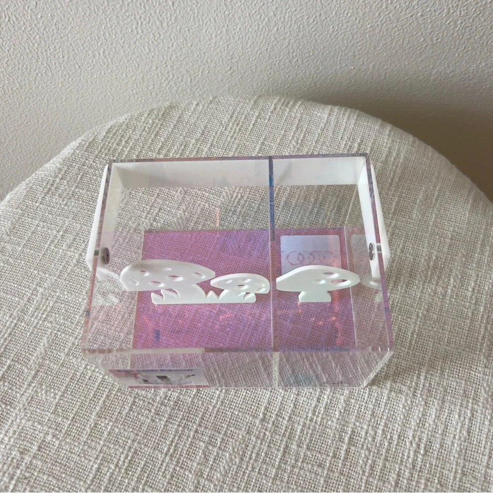 Desk Caddy Organizer - White/Iridescent